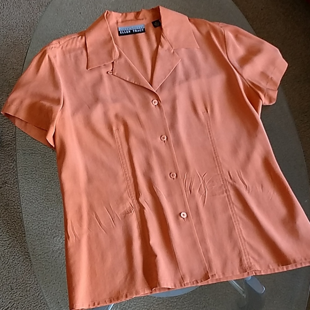 Ellen Tracy 💯% Silk Blouse
